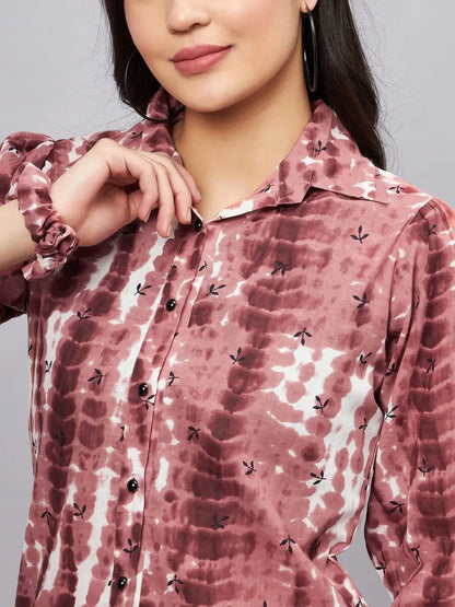 winered-woman-rust-and-white-tie-dye-co-ord-set-with-scrunchy