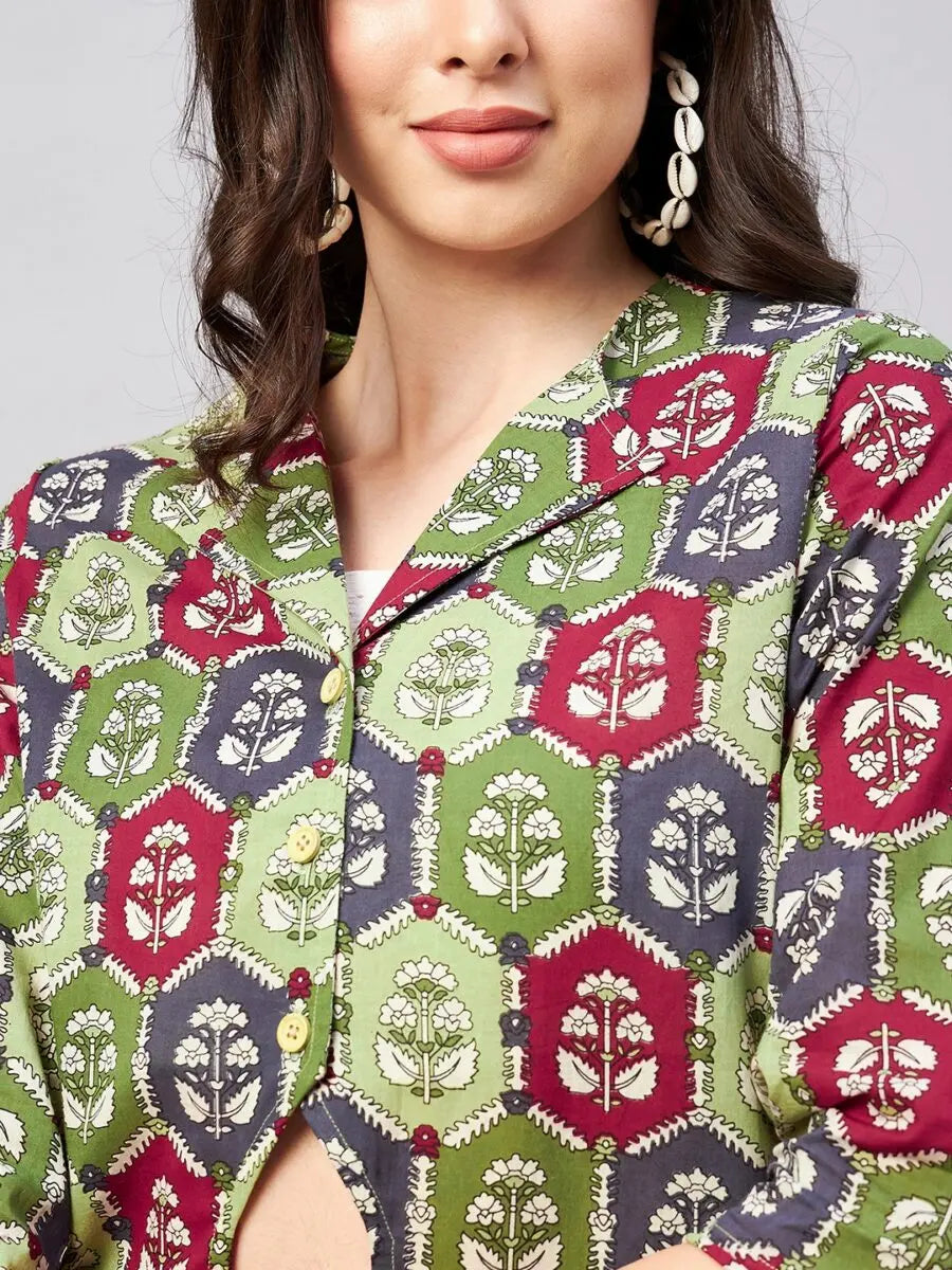 winered-woman-co-ord-sets-ethnic-for-women-waist-cut-out-co-ord-set-with-scrunchies