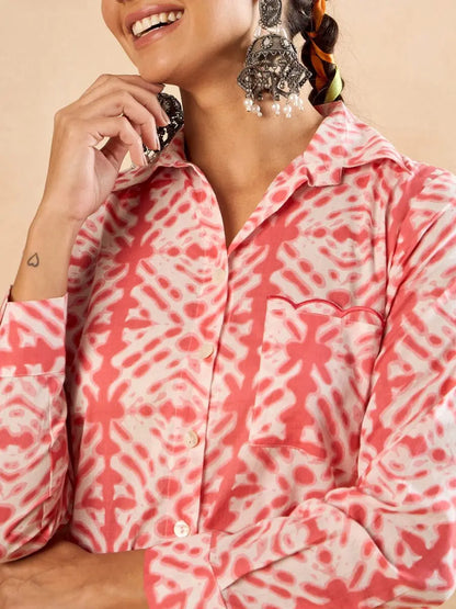 winered-womentie-dye-hi-low-shirt-with-pocket-detailing