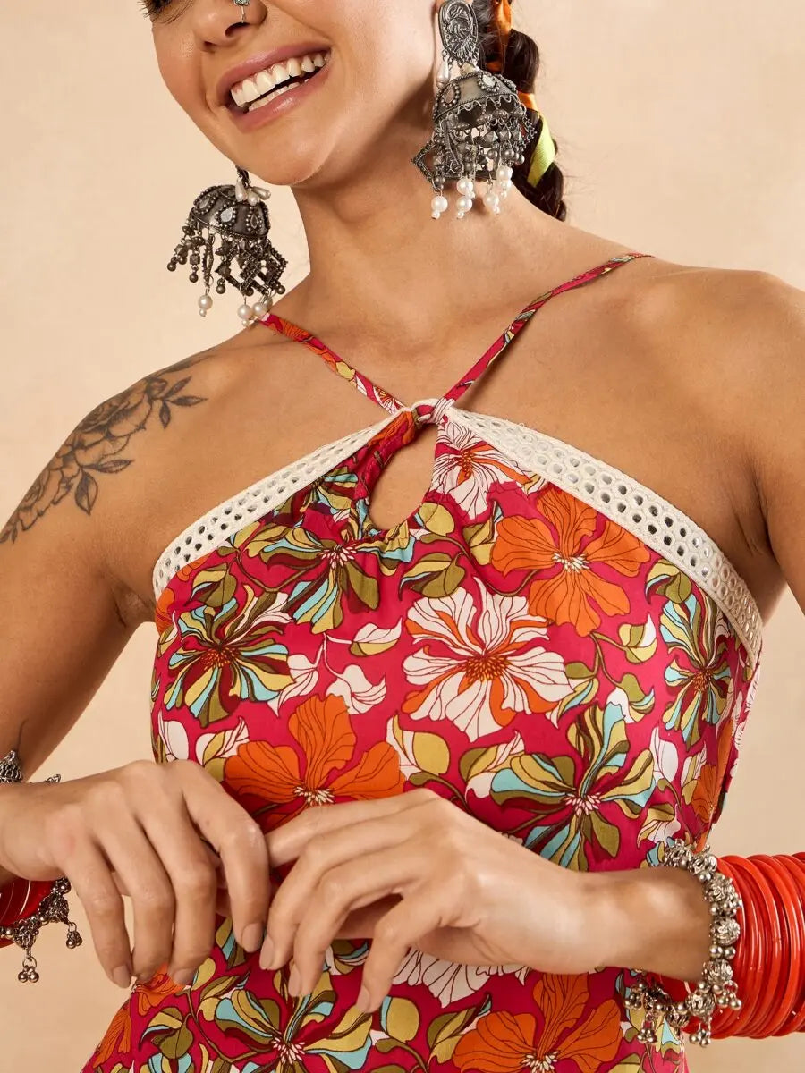 winered-woman-pink-rayon-alter-neck-floral-print-co-ord-set