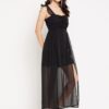 Winered Black Casual Wear Maxi Dress