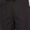 Winered Black Regular Fit Cotton Solid Trouser