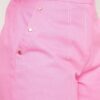Winered Pink Shorts With Front Pockets