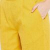 Winered Yellow Soild Trouser