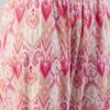 WineRed Woman Pink Geometric Print Collared Neck Embroidered Pathani Kurta Set